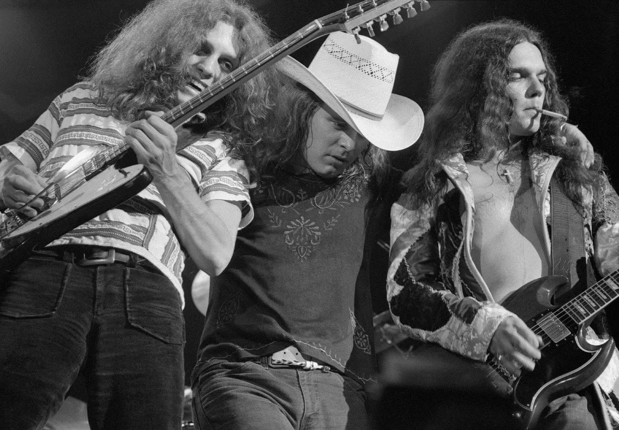 Lynyrd Skynyrd performs Simple Man in Atlanta, Georgia.1976