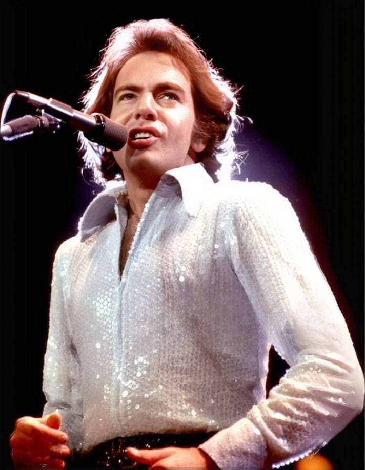 Neil Diamond performing “Sweet Caroline” 2012